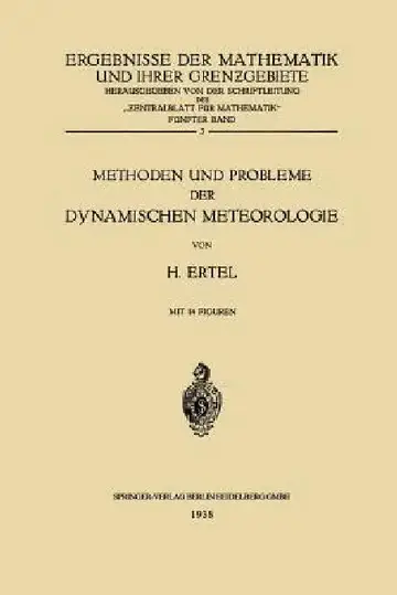 Cover of Methoden Und Probleme Der Dynamischen Meteorologie