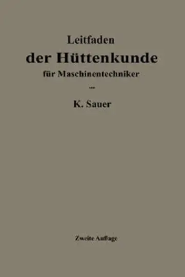 Cover of Leitfaden Der Hüttenkunde Für Maschinentechniker