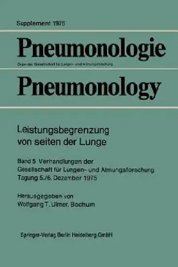 Cover of Leistungsbegrenzung Von Seiten Der Lunge