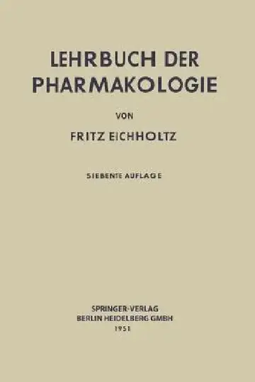Cover of Lehrbuch Der Pharmakologie Im Rahmen Einer Allgemeinen Krankheitslehre