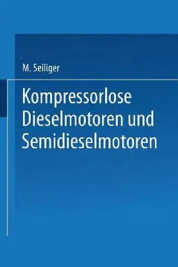 Cover of Kompressorlose Dieselmotoren Und Semidieselmotoren