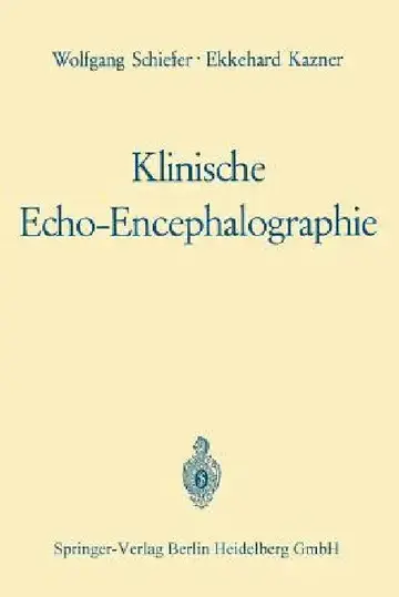 Cover of Klinische Echo-Encephalographie