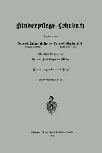 Cover of Kinderpflege -- Lehrbuch