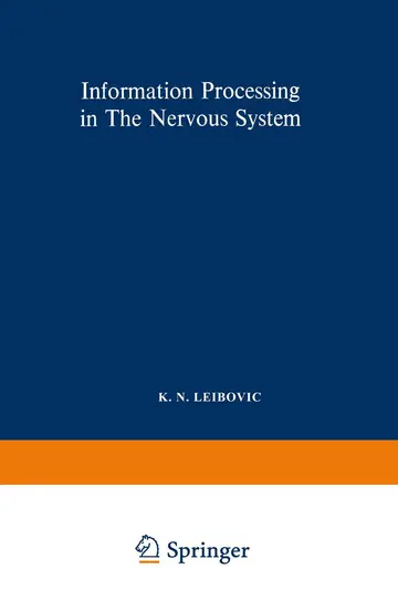 Cover of Information Processing in the Nervous System