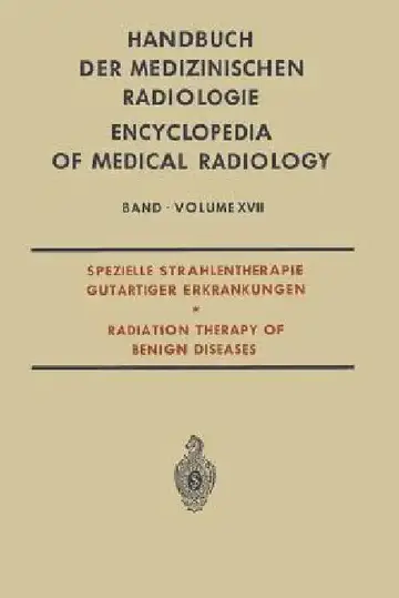 Cover of Spezielle Strahlentherapie Gutartiger Erkrankungen