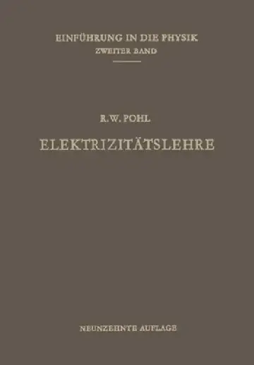Cover of Elektrizitätslehre