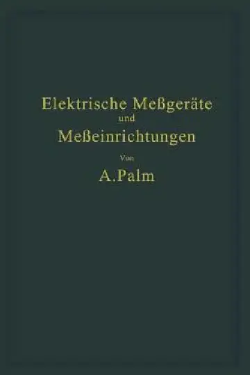 Cover of Elektrische Meßgeräte Und Meßeinrichtungen