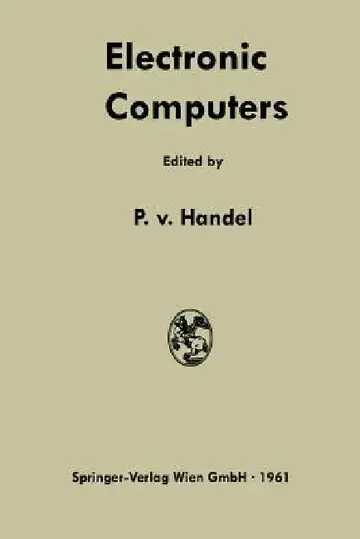 Cover of Electronic Computers