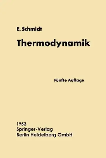 Cover of Einführung in die Technische Thermodynamik und in die Grundlagen der chemischen Thermodynamik