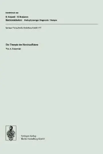 Cover of Die Therapie Der Herzinsuffizienz
