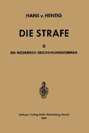 Cover of Die Strafe