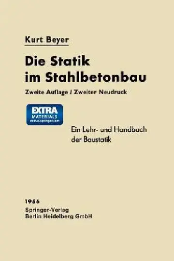 Cover of Die Statik Im Stahlbetonbau