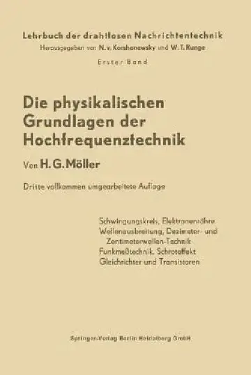 Cover of Die Physikalischen Grundlagen Der Hochfrequenztechnik