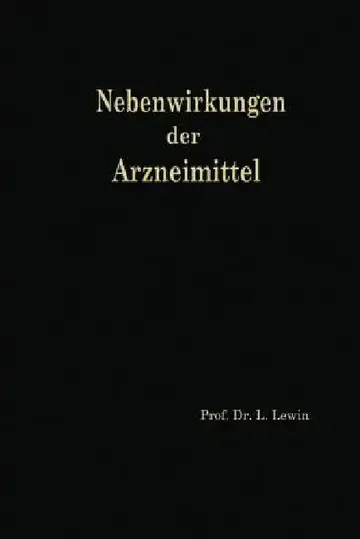 Cover of Die Nebenwirkungen Der Arzneimittel