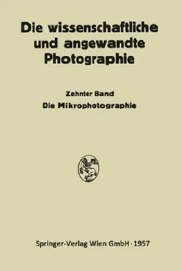 Cover of Die Mikrophotographie