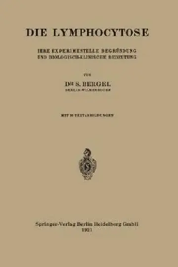 Cover of Die Lymphocytose