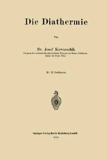 Cover of Die Diathermie