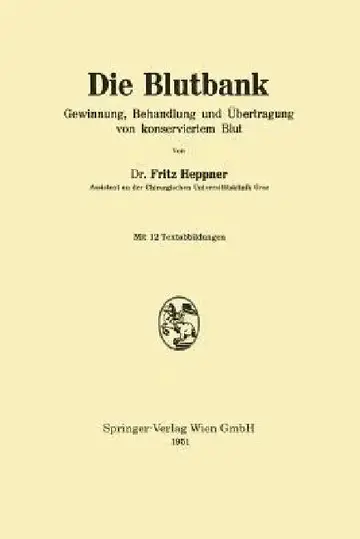 Cover of Die Blutbank