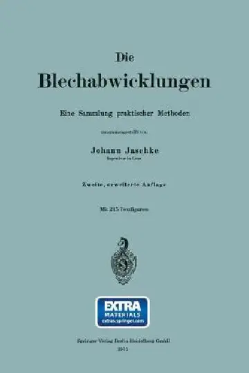 Cover of Die Blechabwicklungen