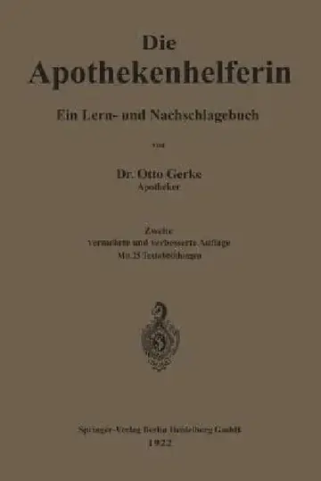 Cover of Die Apothekenhelferin