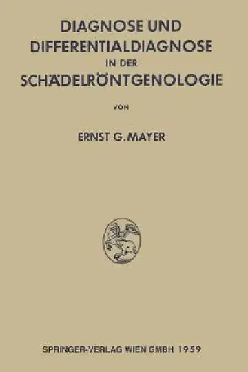 Cover of Diagnose Und Differentialdiagnose in Der Schädelröntgenologie