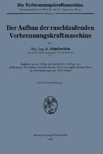 Cover of Der Aufbau Der Raschlaufenden Verbrennungskraftmaschine