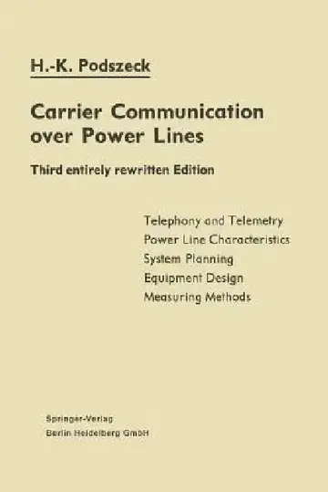 Cover of Carrier Communication Over Power Lines