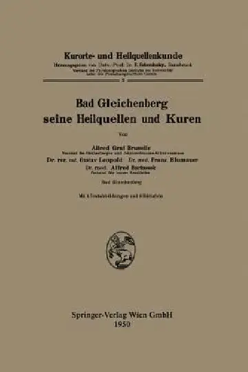 Cover of Bad Gleichenberg Seine Heilquellen Und Kuren