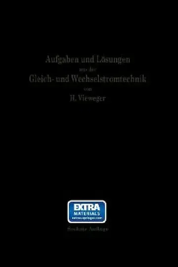 Cover of Aufgaben Und Lösungen Aus Der Gleich- Und Wechselstromtechnik