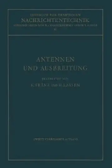 Cover of Antennen Und Ausbreitung
