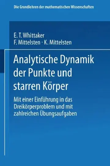 Cover of Analytische Dynamik Der Punkte Und Starren Körper