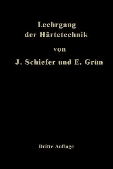 Cover of Lehrgang Der Härtetechnik