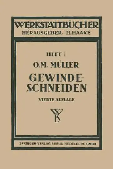 Cover of Gewindeschneiden