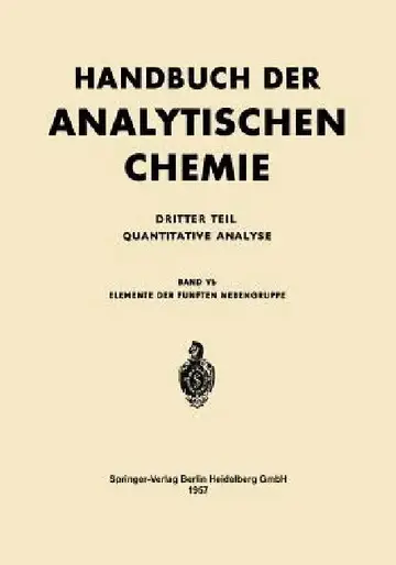 Cover of Elemente Der Fünften Nebengruppe