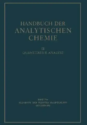 Cover of Elemente Der Fünften Hauptgruppe