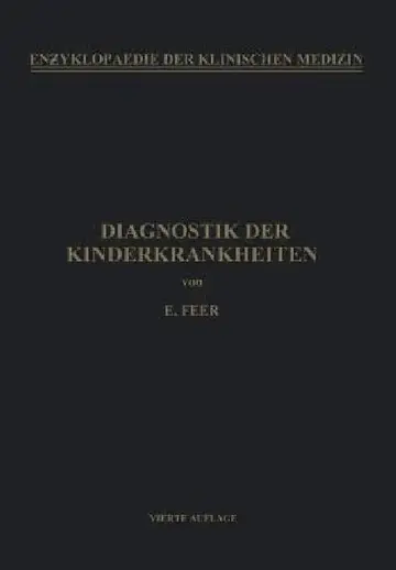 Cover of Diagnostik Der Kinderkrankheiten