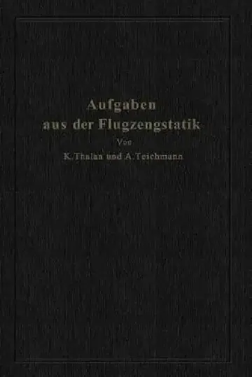 Cover of Aufgaben Aus Der Flugzeugstatik