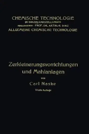 Cover of Zerkleinerungs-Vorrichtungen