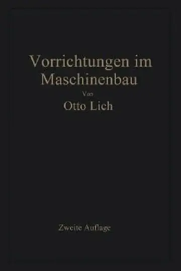 Cover of Vorrichtungen Im Maschinenbau
