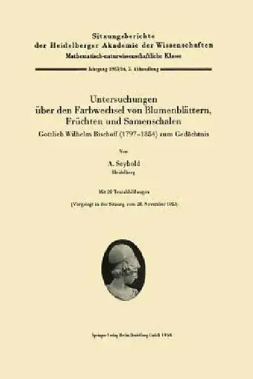 Cover of Untersuchungen Über Den Farbwechsel Von Blumenblättern, Früchten Und Samenschalen