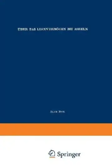 Cover of Über Das Lernvermögen Bei Asseln