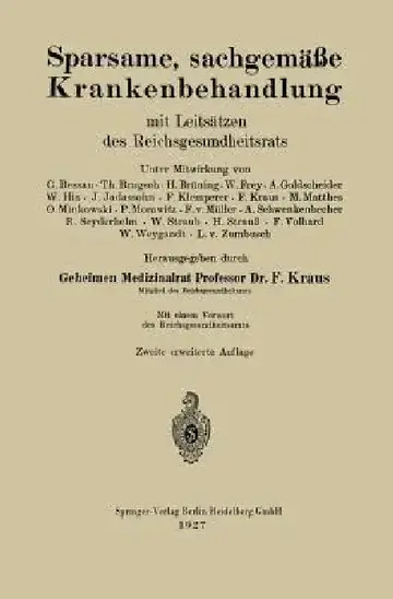Cover of Sparsame, Sachgemäße Krankenbehandlung