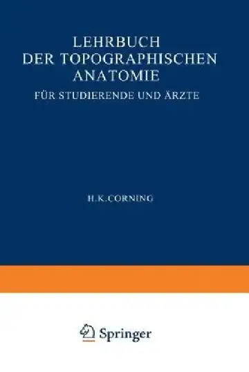 Cover of Lehrbuch Der Topographischen Anatomie Für Studierende Und Ärzte