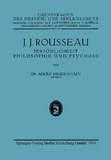 Cover of J. J. Rousseau