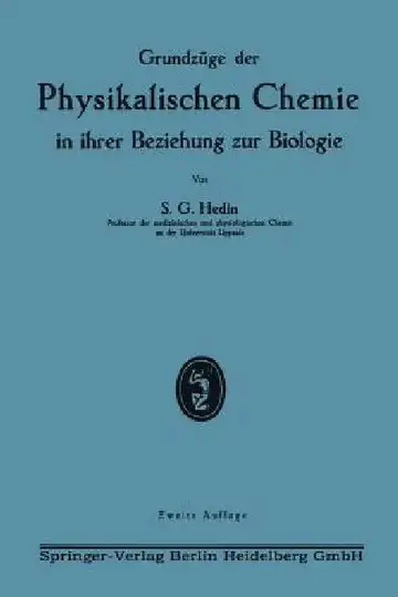 Cover of Grundzüge Der Physikalischen Chemie in Ihrer Beziehung Zur Biologie