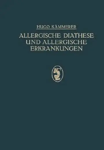 Cover of Allergische Diathese Und Allergische Erkrankungen