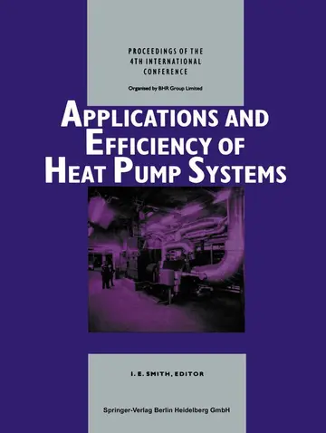 Cover of Applications and Efficiency of Heat Pump Systems