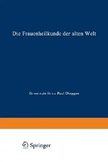 Cover of Die Frauenheilkunde Der Alten Welt