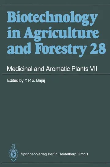 Cover of Medicinal and Aromatic Plants VII