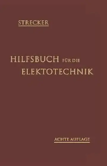 Cover of Hilfsbuch Für Die Elektrotechnik